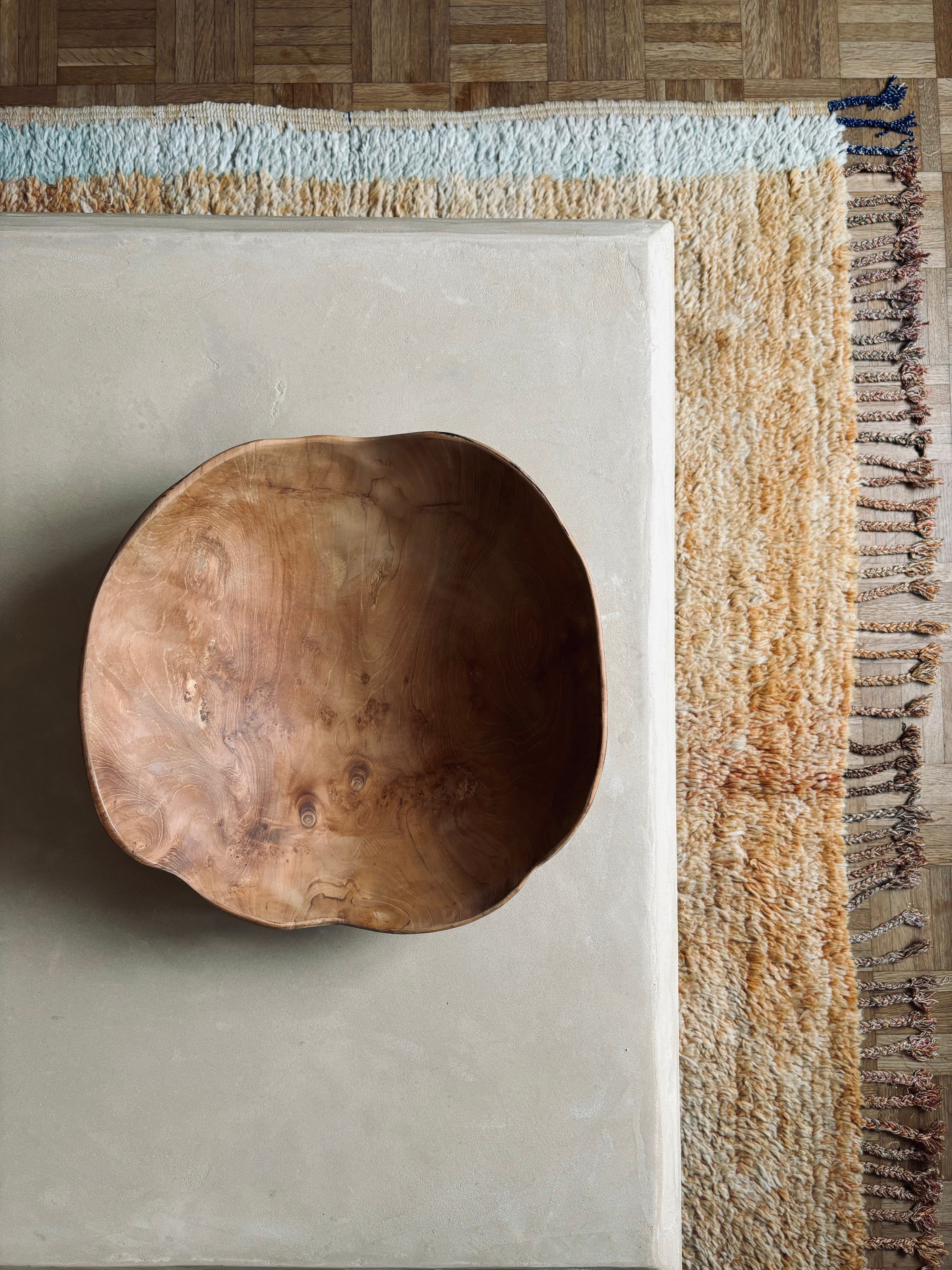 Organic wood bowl - naturel